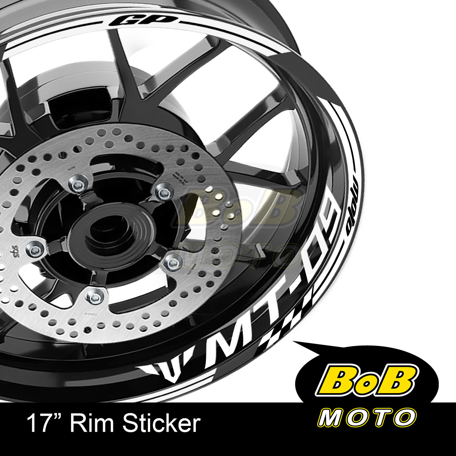 17" Aqua Rim Wheel Decals Stickers AA02 For Yamaha MT09 2018-2020 18 19 20 - Picture 20 of 21