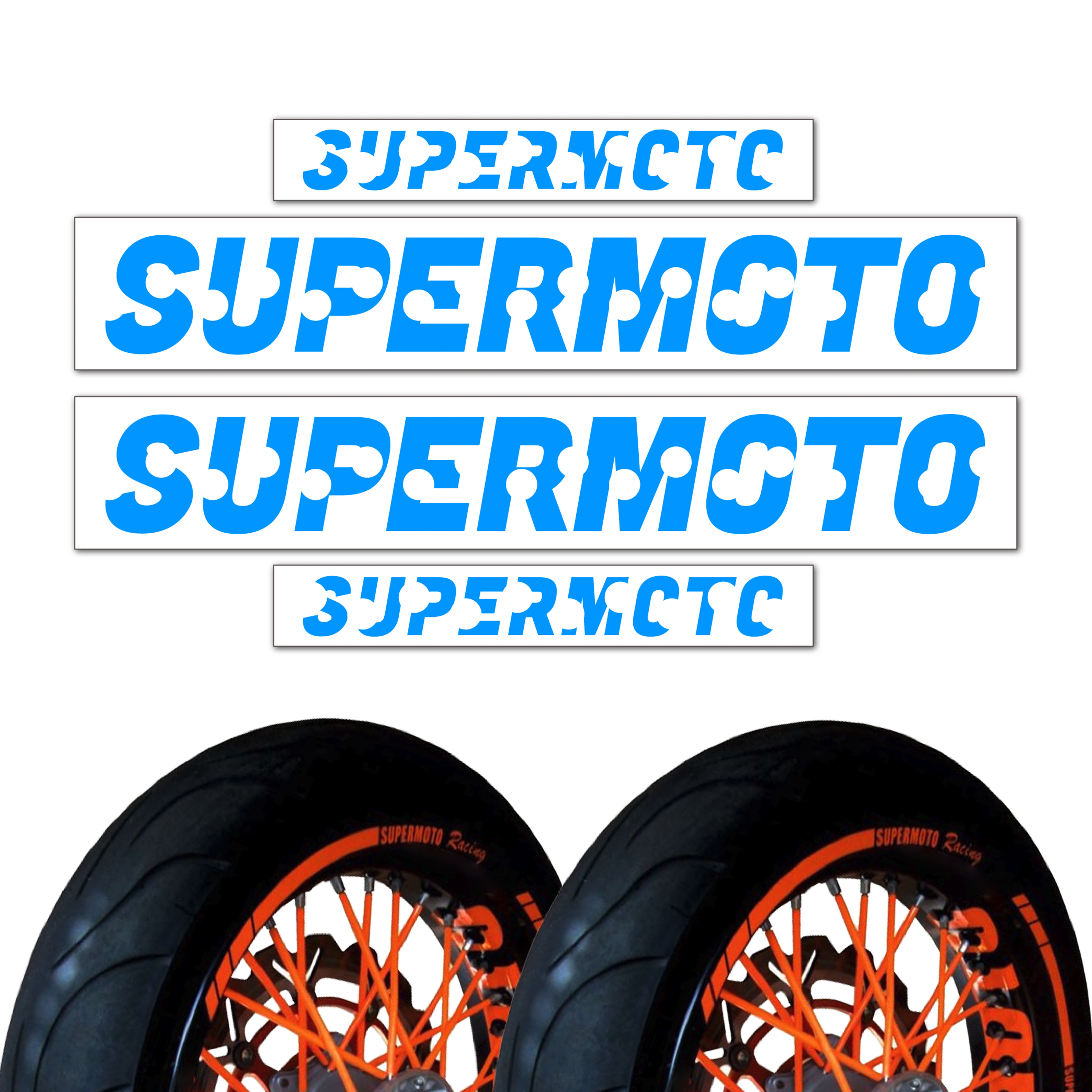 Inner Rim Stickers Supermoto 17" Tape Y01 For Suzuki DRZ 400E DRZ 400SM 13 14 - Picture 12 of 21