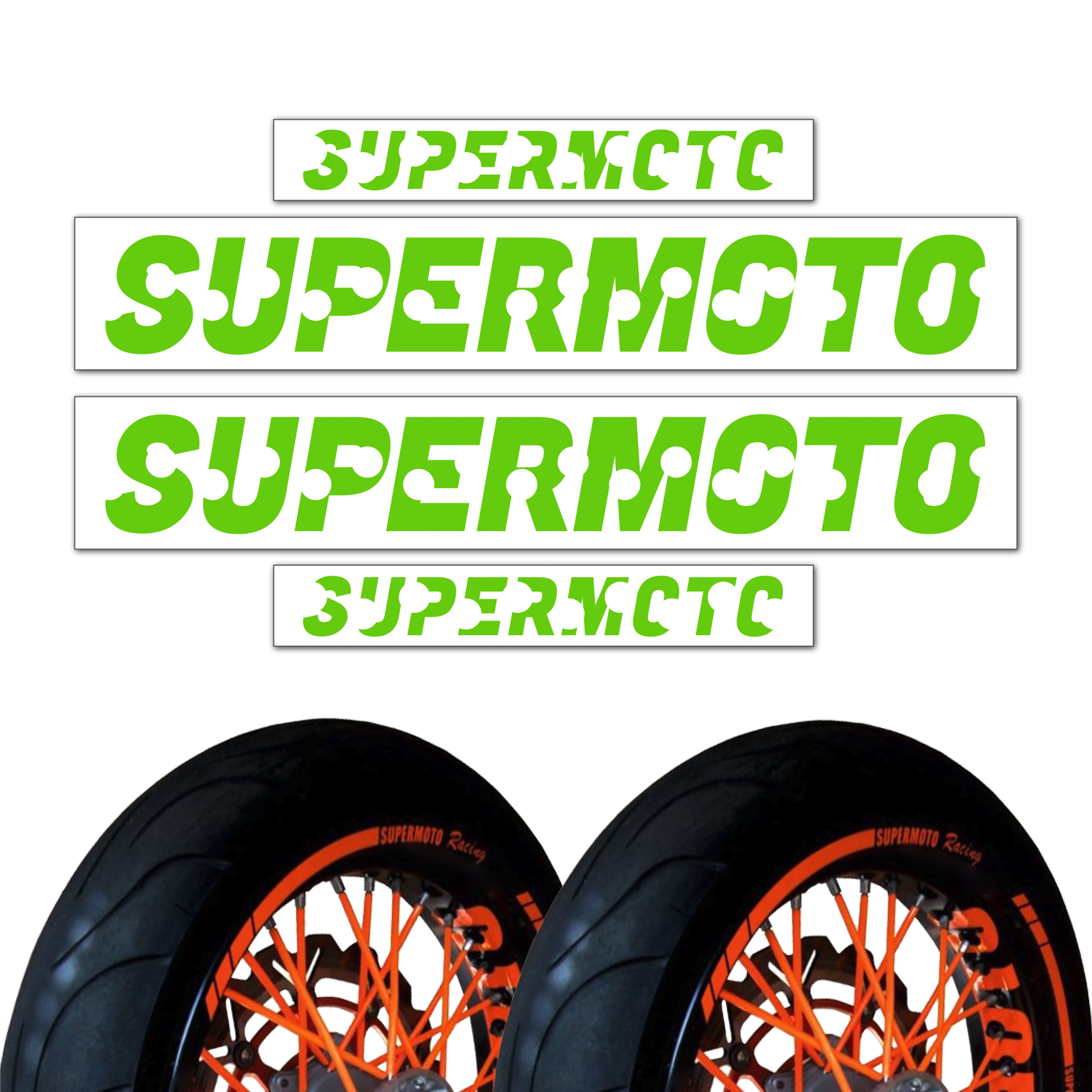 Inner Rim Stickers Supermoto 17" Tape Y01 For Suzuki DRZ 400E DRZ 400SM 13 14 - Picture 15 of 21